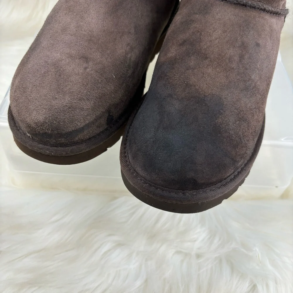 UGG WINTER DOBLE BOWS BOOTS SIZE 8 WOMAN